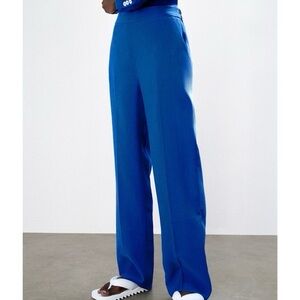 Zara Elegant Blue Women's Pants